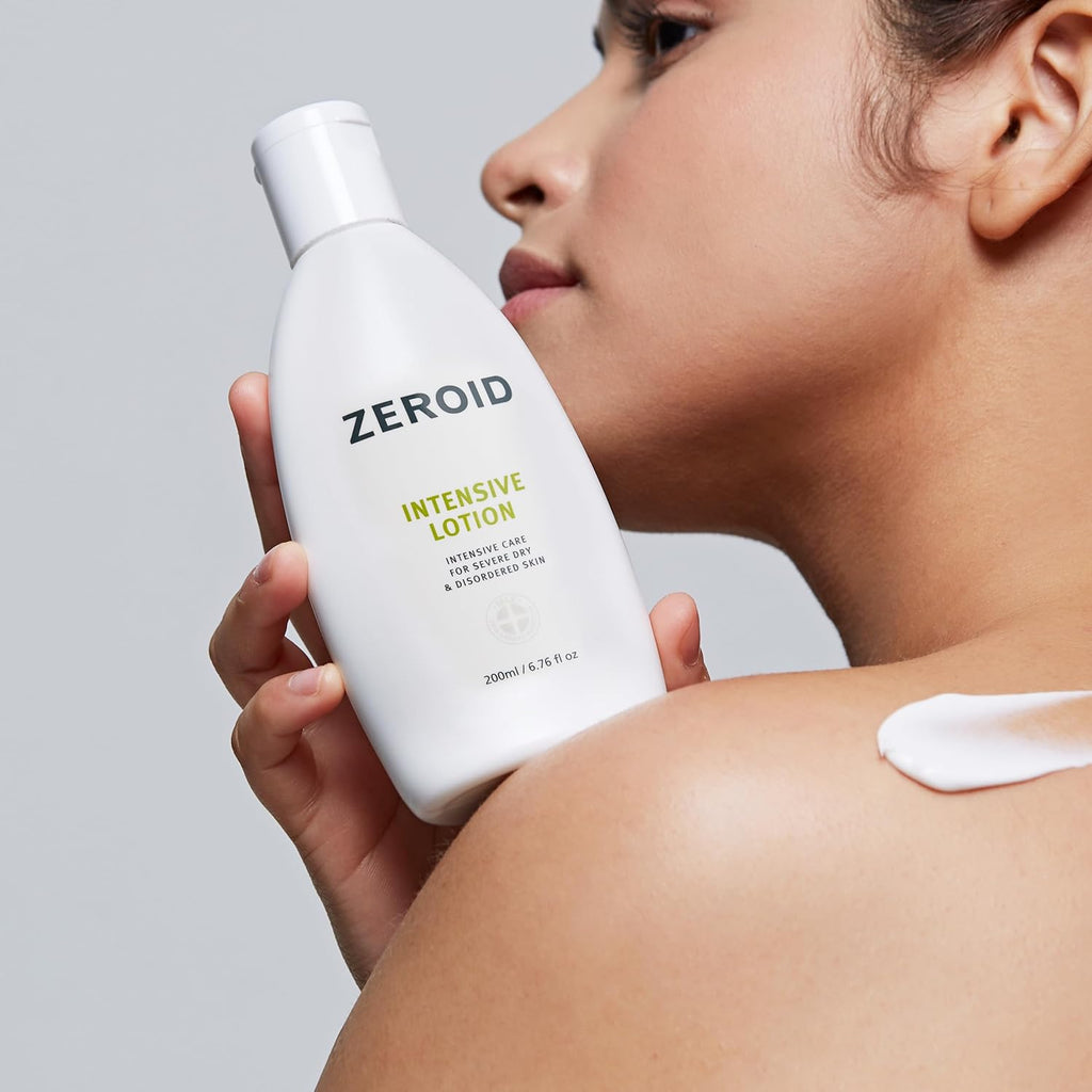 ZEROID | Intensive Lotion | Deep Hydrating Body Moisturizer for Dry Skin | 6.76 fl oz (200ml)