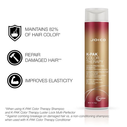 Joico K-PAK Color Therapy Shampoo & Conditioner Set - Color Protection & Shine Boost for Color-Treated Hair