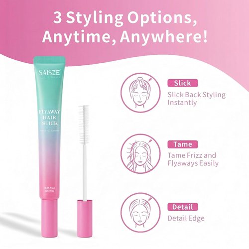 Fly Away Stick | Lightweight Hair Tamer for Frizz Control - Perfect for Baby Hairs & Bangs, 0.85 Oz