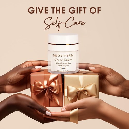 Crepe Erase Body Firm Neck Repair Treatment - Anti-Aging Retinol Cream with Peptides & Shea Butter, 1.7 FL Oz