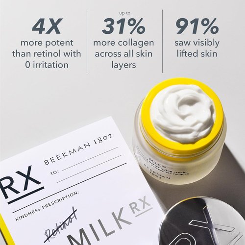 Beekman 1802 Goat Milk Face Cream - Advanced Anti-Aging Formula for Sensitive Skin | Wrinkle Serum