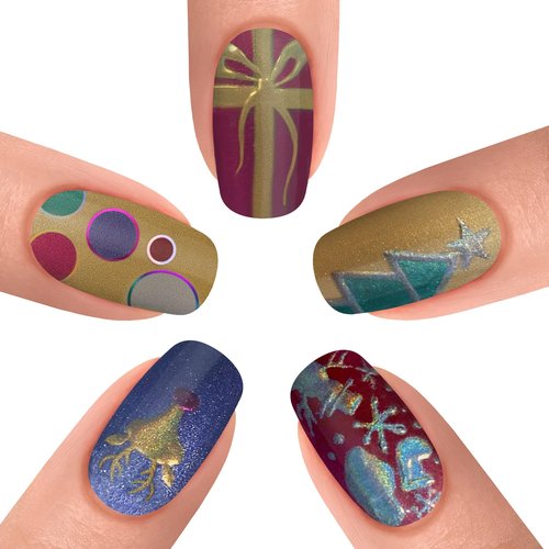 Gelish MINI Holiday Winter A Fuzzy Feeling Collection - 9mL TPO-Free Soak Off Polish, Long-Lasting, Vibrant Color, Professional Quality, High Shine, Chip-Resistant (Sugar Coated Dreams)