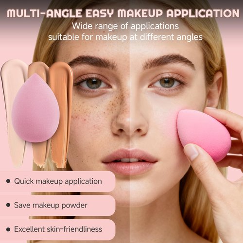 CLRDZN 70Pcs Makeup Brushes Set, Pink Professional Makeup Brush Set Multi-functional Makeup Brush Kit, Eye and Face Makeup Brushes & Tools, Premium Synthetic Facial Makeup Accessories