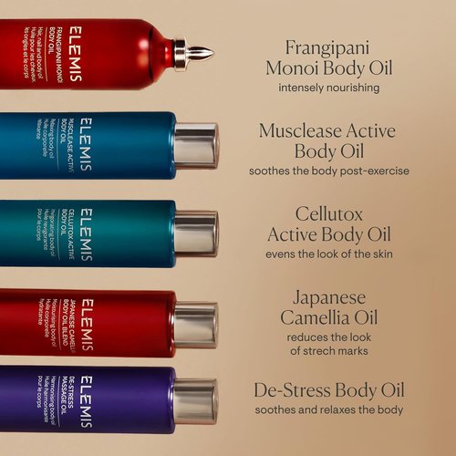 ELEMIS Japanese Camellia Body Oil Blend - Luxuriously Lightweight Nourishing Oil for Stretch Marks | 100 mL