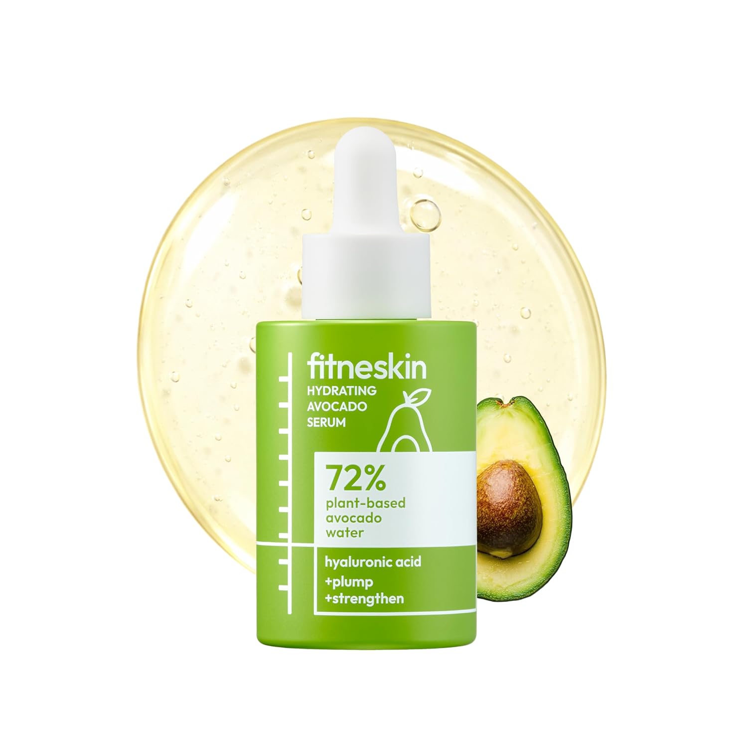 **Skiennix Hydrating Avocado Serum - Nourishing Fruit Water & Vitamin B3 | 1 Fl Oz (30ml) - Vegan & Fragrance-Free**