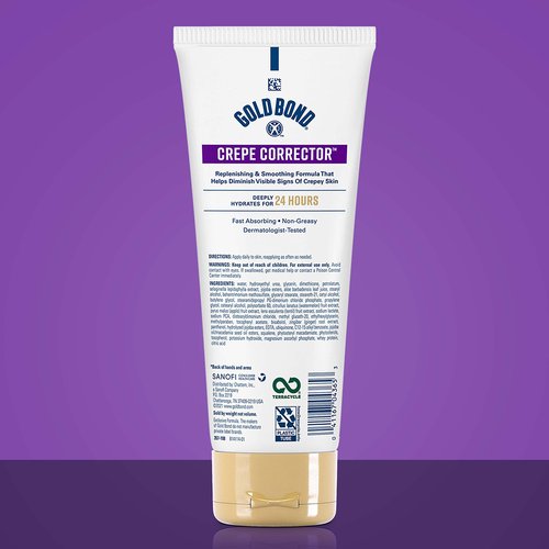 Gold Bond Age Renew Neck & Chest Firming Age Renew Cream, 2 oz. & Age Renew Retinol Overnight Body & Face Lotion, with Retinol & Peptide Complex, 7 oz. & Age Renew Crepe Corrector Body Lotion, 8 oz.