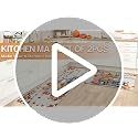 Autumn Pumpkin Welcome Mat Set of 2 - Rectangular Fall Kitchen Rugs 1'5" x 3'11"
