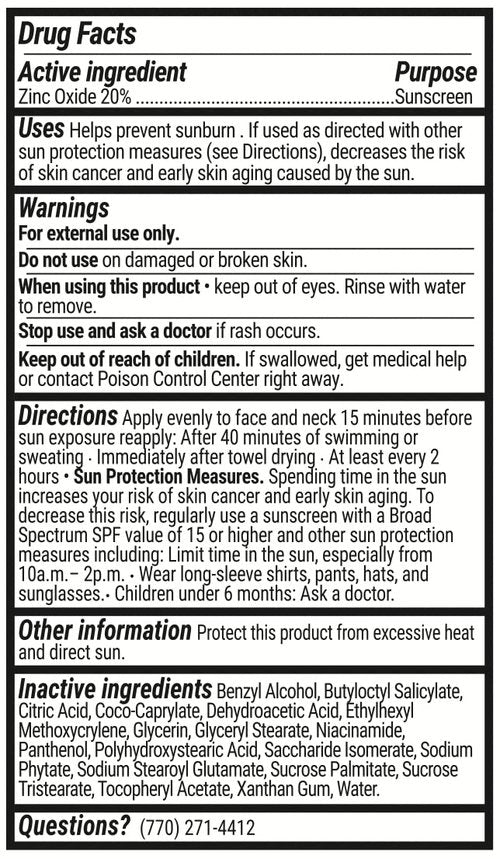 SolRX Pure Mineral SPF 50+ Sunscreen - 3.4oz Zinc Oxide Sunscreen with Vitamin E, Reef Safe, Daily Use for Face and Body