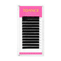 TDANCE Lash Extension Matte Black Eyelash Extension C CC D DD J B L Curl Volume & Classic Lash Extensions 0.03-0.18mm Thickness Professional Salon Use(0.05-D,14 mm)