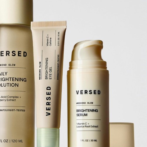 Versed Weekend Glow Eye Gel - Caffeine Under Eye Cream for Dark Circles & Puffiness - 0.5 oz