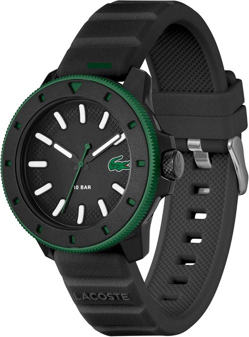 Lacoste 12.12 Scuba Men's Quartz Watch - Modern Silicone Strap Timepiece | 43mm Gift for Him
