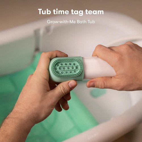 Frida Baby Bathtub Sprayer Attachment - Control Waterflow with Scalp Massager & 2 Pressure Modes