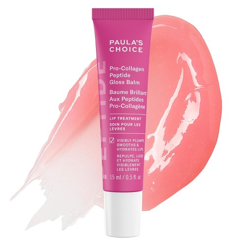 Paula's Choice Pro-Collagen Peptide Lip Balm - Hydrating & Smoothing, Sheer Glossy Finish, Non-Sticky