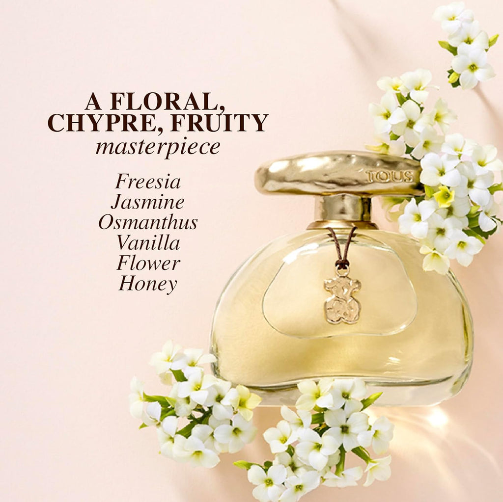 TOUS Touch Women's Perfume - Floral Fragrance for Everyday Wear | Long-Lasting 3.4 Fl Oz