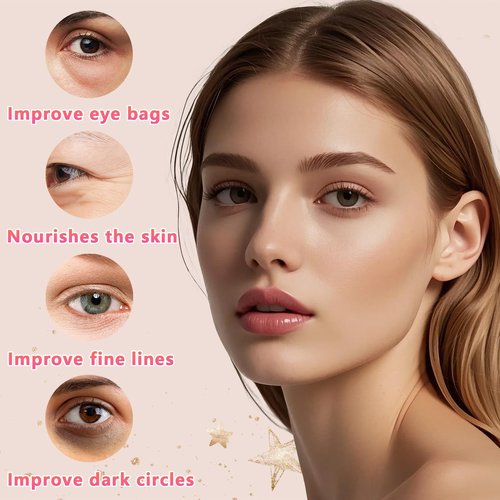 TIRDET 40 Pairs Lip Mask & Eye Mask, 24K Gold Gel Crystal Collagen Under Eye Patches for Puffy Eyes, Dark Circles, Bachelorette Party Favors, Wrinkles and Fine Lines, Galentines Day Gifts
