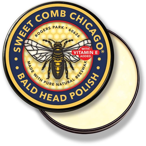 Bald Head Polish: Mens Aftershave Polish for Men, Waterproof Moisturizer for Bald Heads, Great for Father's Day, Christmas, Holiday, (2.0 oz) Travel Size
