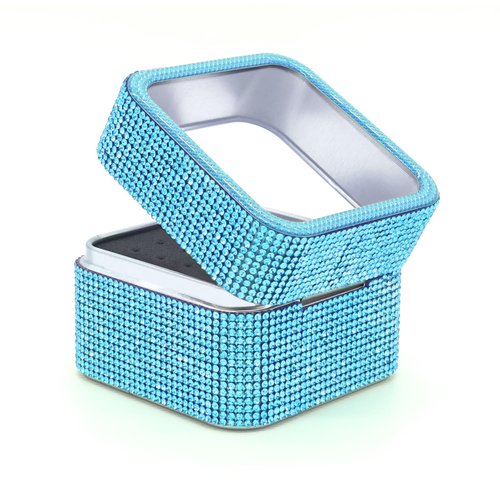 Ankey Nail Drill Bits Holder Case- 25 Holes Dustproof Rhinestone Nail Bits Box Efile Displayer Organizer Container for Manicure Tools