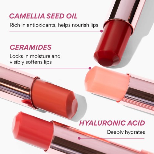 innisfree Dewy Tint Lip Balm with Hyaluronic Acid & Ceramides, Korean Hydrating Tinted Balm, Baby Pink Shade