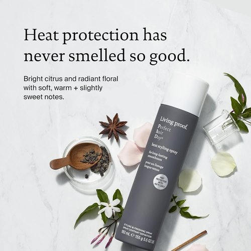 Living Proof Perfect Hair Day Heat Styling Spray - 48-Hour Smoothness & Heat Protection Up to 450°F