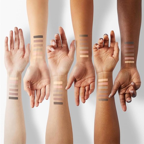 MYSTER ROSEY Mini Eyeshadow Palette - 6 Velvety Matte & Satin Nude Shades | Travel-Friendly, Vegan & Cruelty-Free