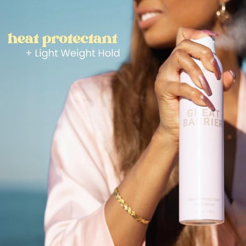 Beachwaver Co. Heat Protectant Hair Spray - Ultimate Barrier for Healthy Hair | 8 oz