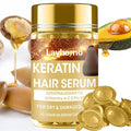 Skiennix Keratin Hair Treatment Serum | Leave-In Anti-Frizz Conditioner with Argan Oil & Vitamins | All Hair Types