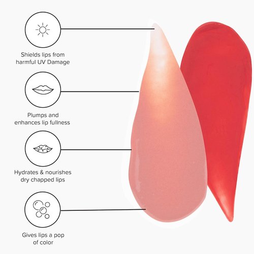 DRMTLGY Lip Silk SPF 40 - Hydrating Tinted Balm with Mineral Sunscreen | Non-Sticky, Plumping Formula