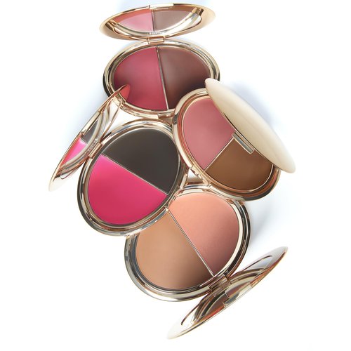tarte park ave princess cream cheek duo – Blush & Bronzer Duo with Buildable Waterproof Cheek Tint Infused with Coconut, Vitamin E & Guava Seed, Vegan & Cruelty-Free, full size, fair to light