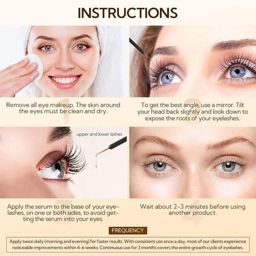 LANBENA Eyelash Growth Serum - Advanced Daily Treatment for Visible Lash Fullness & Length | 4ml