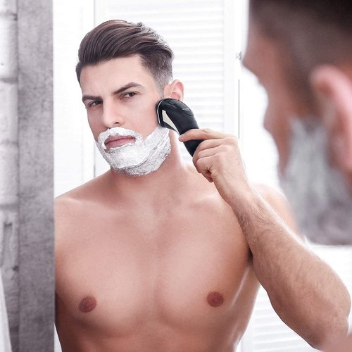 Hatteker Electric Shaver - Cordless Rotary Razor for Men | Waterproof Beard Trimmer