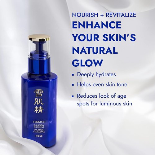 SEKKISEI Hydrating Face Serum - Excellent Emulsion for Glowing Skin | 4.7 Ounce (140mL)