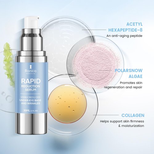 RONKIE Instant Eye Face Lift Cream: Reduces Eye Bags Wrinkles Puffy Eyes Dark Circles Crow’s Feet in Minutes for Mature Skin of Middle-aged Women 1 Fl Oz