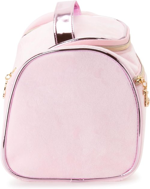 Juicy Couture Pink Makeup Bag - Stylish Cosmetics Organizer with Rhinestones | Travel Essentials