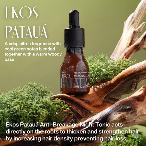 Natura Ekos Patauá Anti-Breakage Night Tonic - Strengthen Hair & Accelerate Growth - Vegan Formula, 30ml