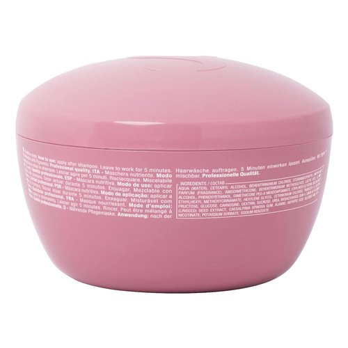 Alfaparf Milano Semi Di Lino Moisture Nutritive Mask - Hydrating Treatment for Dry Hair | Color Safe, Sulfate-Free