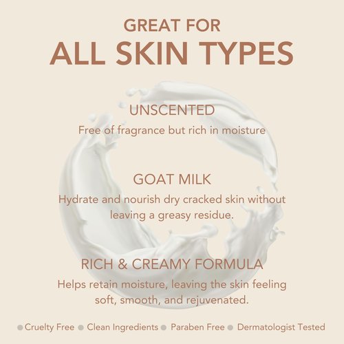 Dionis Goat Milk Unscented Body Lotion Refill Pouch 16.9 oz (Pack of 1)