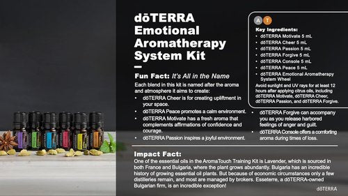 doTERRA - Emotional Aromatherapy System Kit - Complete 6-Piece Bundle for Well-Being