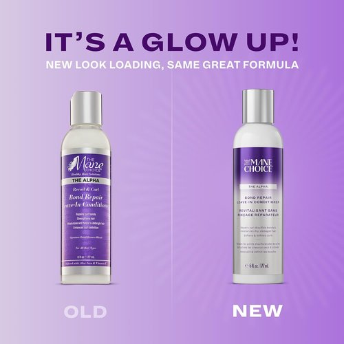 Alpha Recoil & Curl Leave-In Conditioner - 6 oz | Repairs & Moisturizes Coily, Curly, Wavy Hair