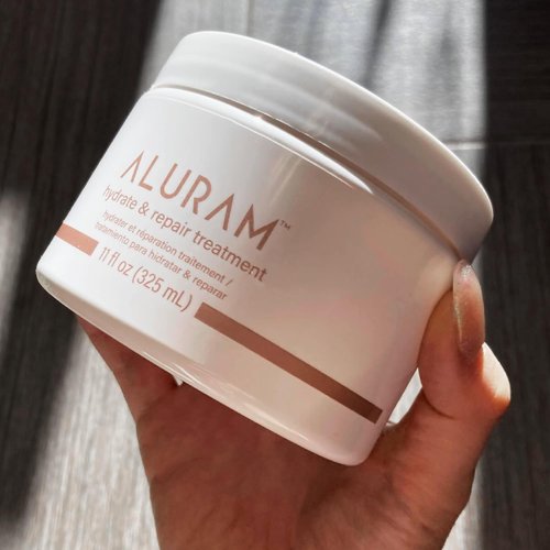 Aluram Hydrate & Repair Hair Treatment - Intense Moisture Infusion for All Hair Types | 11 Fl Oz