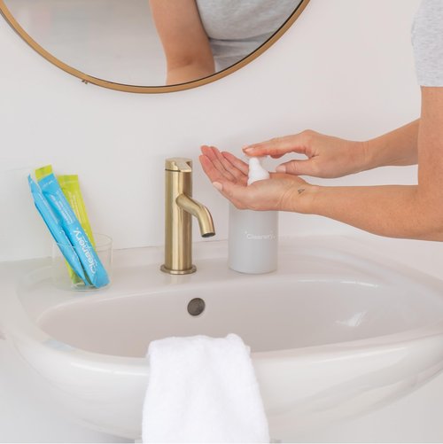 Cleanery Moisturizing Hand Soap Refill Powder Concentrate 4 Pack, 10 fl oz refills, Coconut & Sandalwood