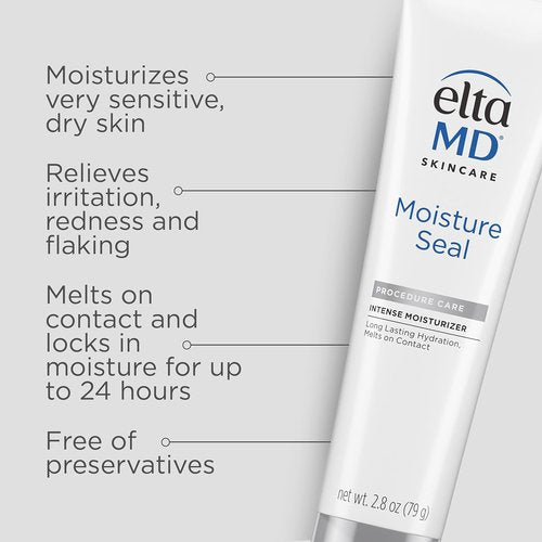 EltaMD Moisture Seal - Intense Hydrating Moisturizer for Dry & Sensitive Skin - 2.8 oz Tube