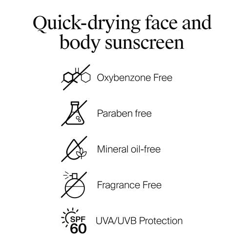 Neutrogena Invisible Daily Defense Fragrance-Free Sunscreen Lotion, Broad Spectrum SPF 60+, Oxybenzone-Free & Water-Resistant, Sun & Environmental Aggressor Protection, 3.0 fl. oz