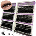 HBZGTLAD 30D/40D/50D/60D/80D Mink Eyelashes 280 Bundles Natural Eyelash extension 3D Russia Volume Individual Eyelash Cluster Makeup Tools Lashes (6gejiemaoshu)