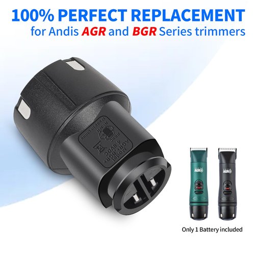 Sicimly Replacement Battery for Andis PowerGroom AGR/BGR Clippers,Compatible with for Andis Super AGR+, BGR+, Bgrc，AGR PlusSeries Cordless Clippers.2200mAh High-Capacity NiMH Pack.