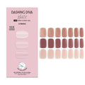 Dashing Diva Glaze Nail Strip 3-in-1 Kit - Best of Nudes - Long Lasting, Chip Resistant, Semi-Cured Gel Nail Strips - Contains 96 strips, 3 prep pads, 3 manicure sticks, 1 nail file