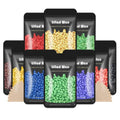 Hard Wax Beads for Coarse Hair Removal - 2.2 lb, 10 Pack Depilatory Wax Beans with Spatulas for Face, Eyebrow, Back, Chest, Bikini Areas, Legs - Refills for Any Wax Warmer