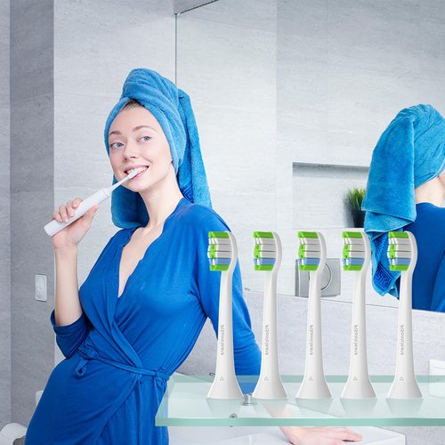 Pisonicleara Replacement Toothbrush Heads(10-pc) Compatible with Philips Sonicare Electric Tooth Brush Electric Tooth Brush Refill 4100 Hx6920 Hx9023