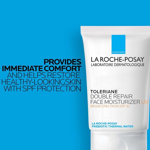 La Roche-Posay Toleriane Double Repair Moisturizer - SPF 30 Daily Face Cream with Niacinamide & Glycerin