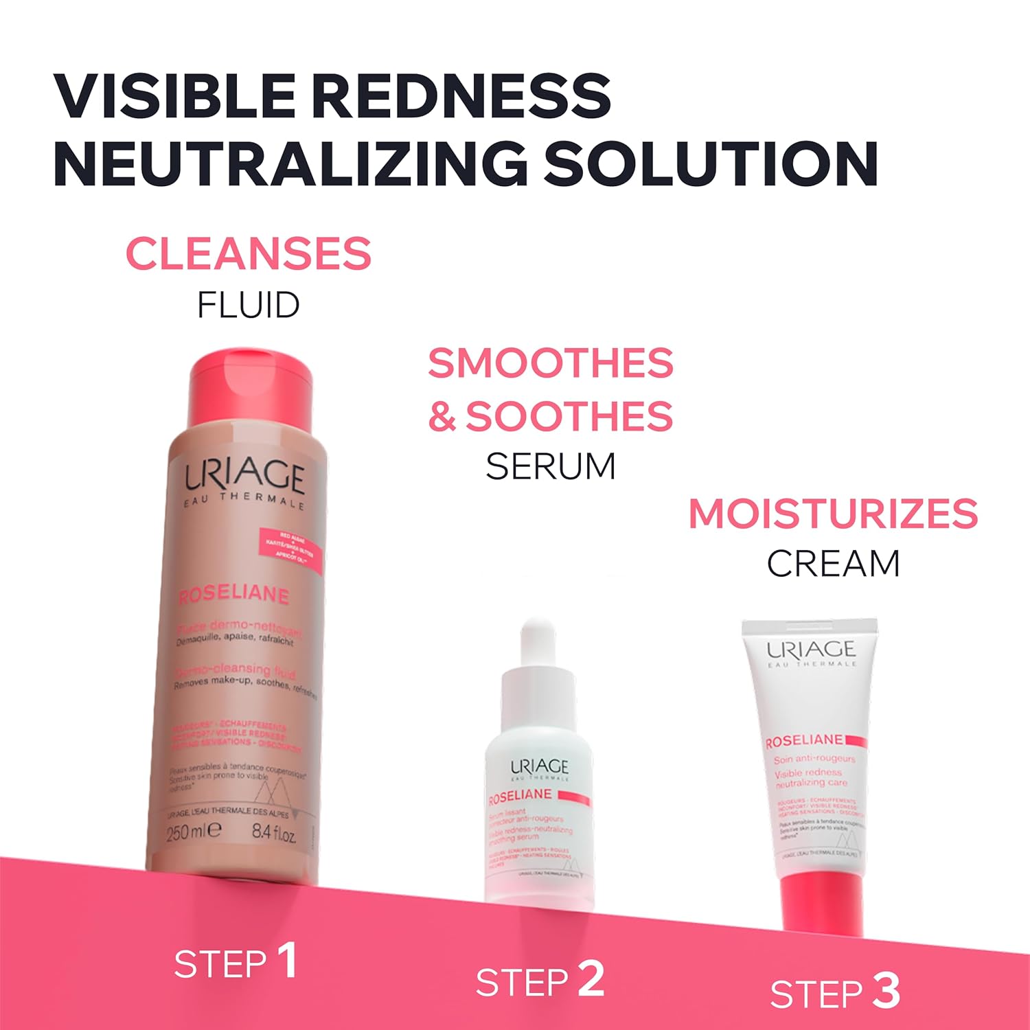 Uriage Roseliane Smoothing Serum - Calms Redness & Heating Sensations | Fine Lines Treatment