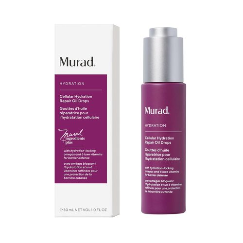 Murad Cellular Hydration Repair Oil Drops - Hydrating Facial Oil for Dry Skin | Boosts Radiance & Smoothness - 1.0 oz
